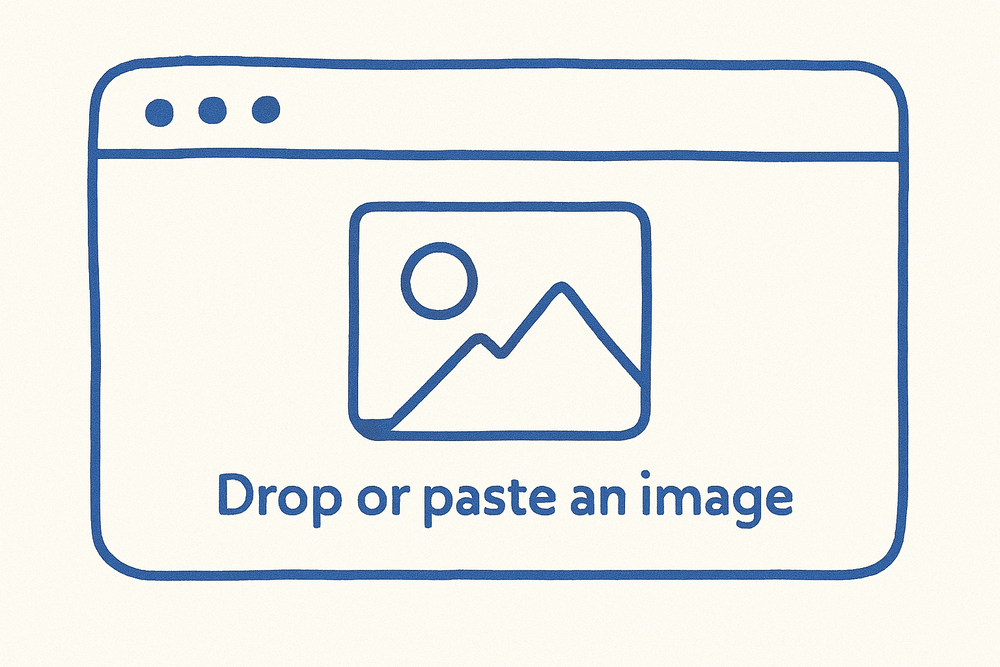 Drop or Paste an Image